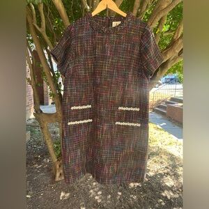 Tuckernuck Cameron Eubanks Wimberly Jackie Dress Colorful Tweed Dress XXL